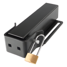 Cerradura Eléctrica / 12 VDC / 2 A / Puertas Abatibles Una Hoja / Compatible con Kit Motores