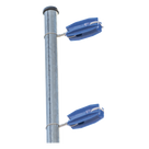 Aislador de Esquina para Cerco Eléctrico / 18 kV / Resistencia 10.2 kg / Anti UV / 66 mm x 31.6 mm