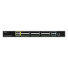 Switch de Agregación Capa 3 / 120 Gbps Throughput / 4 Puertos 10G SFP+ / Stacking 4 Unidades / Enrutamiento OSPF-BGP / 4k VLANs