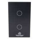 Interruptor Inteligente Wi-Fi / Control de 2 Circuitos / 800 W por Canal / 100-250 V / Wi-Fi 2.4 GHz / Compatible con Asistentes de Voz