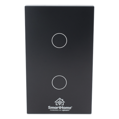 (Wifi) Apagador switch inalámbrico WIFI, control de 2 regresos de carga, 110V