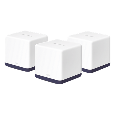 KIT de Sistema Inalámbrico H50G Mesh / Doble banda 2.4GHz y 5GHz AC 1900Mbps / 3 Puertos 10/100/1000 Mbps / Control vía App / Roaming Continuo