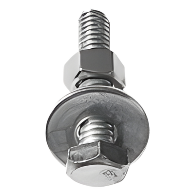 Tornillo cabeza hexagonal de 1/4\" x 3\", con acabado Electro Zinc (No incluye tuerca, ni arandela)