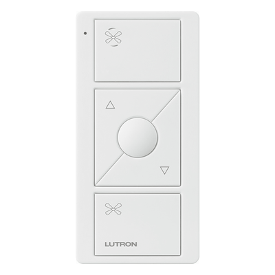 Control Pico inalámbrico para ventilador de techo, 3 botones con subir/bajar y botón de velocidad preestablecida, batería de 10 años, compatible con Caseta Wireless