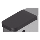 Tapa Plástica para Torniquete / Compatible DS-K3B220 / Logo de Lectura de Tarjeta / Instalación sin Herramientas