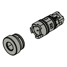 Válvula de aspiración / Compatible con actuadores serie 400, 422, 450 / Regulación precisa de flujo de aire / Control ajustable de velocidad de apertura