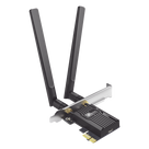 Adaptador PCIe Wi-Fi 6 / AX3000 Mbps / Doble Banda 2.4/5 GHz / MU-MIMO 2x2 / Bluetooth 5.2 / WPA3 / Antenas 2 dBi / Perfil Bajo y Completo