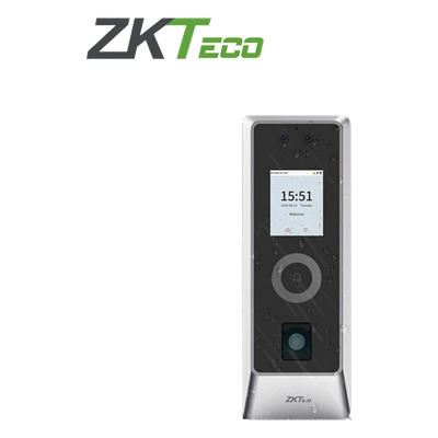 Lector Autónomo Facial y QR / 30,000 Rostros / IP66 IK07 / TCP/IP Wiegand RS485 / Exterior / ZKBio CVSecurity