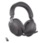 Jabra Evolve2 85, Auricular stereo versión MS con cancelación de ruido activa, dongle USB-A indicador de ocupado (Busylight)(28599-999-999)