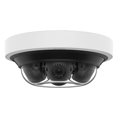 Camara IP Multisensor 16MP (4 Sensores de 4MP)/ WDR 120DB/ Lente fijo 3.19mm/ Inteligencia Artificial/ POE+/ IP66/ NEMA 4X/ IK10/ MICROSD/ IR 15M/ NDAA