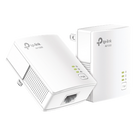 Kit Adaptador Powerline / Gigabit Ethernet 1000 Mbps / HomePlug AV2 / Alcance 300 m (984.2 ft) / Plug and Play / 1 Puerto RJ45 / Ultra Compacto