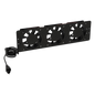 Kit de 3 Ventiladores 110 Vca (12 x 12 cm) con Clavija para Gabinete de Piso