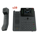 Kit Teléfono IP Empresarial / Pantalla Táctil IPS HD 2.8\" / 12 Líneas SIP / Puertos Gigabit con Bypass / Auricular Bluetooth / Conferencia 6 Vías