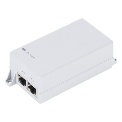 Inyector PoE Pasivo Gigabit de pared para C5x, C5c,  de Mimosa, Voltaje de salida  24Vcc.