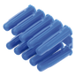 Taquete azul 3/8\" para tornillo 12mm x 2\" (100pzs) (1105-05100)