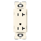 Contacto Dúplex de Pared / 20 A / 125 V / Terminales Laterales o Push-In / Acabado Satin Colors / Sin Tamper-Resistant
