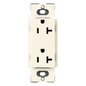 Contacto Dúplex de Pared / 20 A / 125 V / Terminales Laterales o Push-In / Acabado Satin Colors / Sin Tamper-Resistant