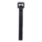 Cincho de Nylon 6.6 StrongHold™, 188mm largo x 4.8mm ancho, Color Negro, Exterior Resistente a Rayos UV, Paquete de 1000pz