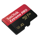 Tarjeta MicroSD / 64GB / Lectura 170 MB/s / Escritura 90 MB/s / Clase A2 U3 V30 / Incluye Adaptador SD