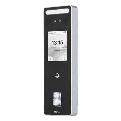 Terminal de Control de Acceso Multibiométrica / 500 Rostros / 3,000 Huellas / Pantalla 2.4\" / IP65 / CPU Dual Core 1.2GHz / 256MB RAM / Wiegand & RS485