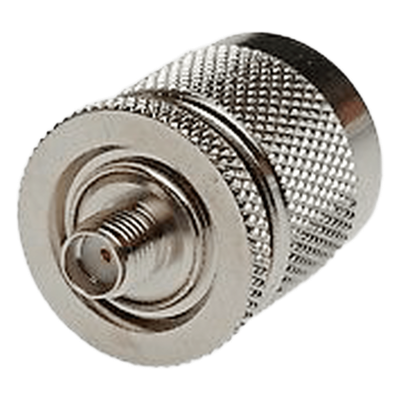 Adaptador en Línea de Conector SMA Hembra a N Macho, Níquel/ Oro/ Teflón.