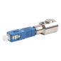 Adaptador de Fibra Óptica Desnuda para Realizar Mediciones y Pruebas en Hilos de Fibra sin Conector
