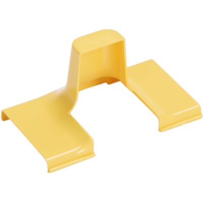 Tapa de Bajada Vertical FRSPJ2X2LYL, Para Canaleta FiberRunner® 4X4, Color Amarillo