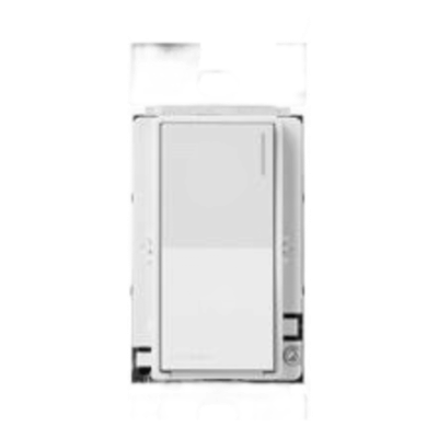 Apagador electrónico Sunnata de encendido y apagado, 8 A en iluminación y motores de 1/4 HP a 120 V, requiere neutro, color blanco brillante, para sistema RadioRA 3