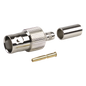 Conector BNC Hembra de Anillo para Cables RG-8/X, LMR-240, 9258, Níquel/ Oro/ Delrin.