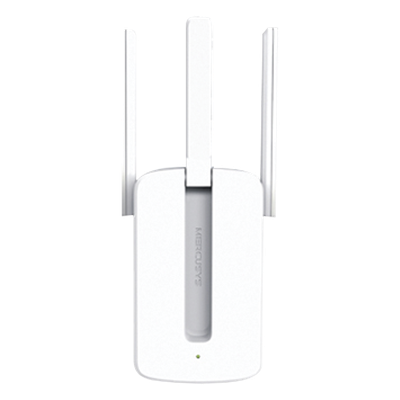 Repetidor / Extensor de Cobertura WiFi N / MU-MISO / 300 Mbps 2.4 GHz / 3 antenas externas / Botón WPS