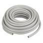 Manguera hermética tipo PolyTuff no metálica gris de 3/4\", 100 pies. Uso comercial/industrial.