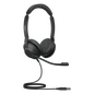 Jabra Evolve2 30, Auricular stereo versión UC con aislamiento de ruido, indicador de ocupado (Busylight) (23089-989-979)
