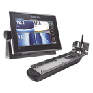 Kit de pantalla multitáctil 9\" y transductor multifrecuencia / NMEA 2000 / Wi-Fi integrado / GPS 10 Hz / CHIRP y banda ancha