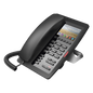 Teléfono IP Hotelero / Pantalla LCD Color 3.5\" / 2 Líneas SIP / 6 Teclas Programables Hotline / Puerto USB Carga / PoE 802.3af / Personalizable con Logo Hotel