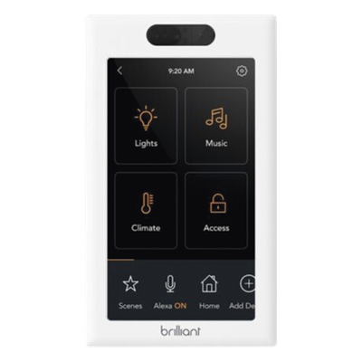 Control de iluminación touch desde su pantalla en pared