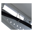 Gancho para cable solar / Nylon 6.6 resistente a intemperie / Capacidad 1.81 pulgadas (46mm) / 50 lbs tracción / Paquete 100 pz