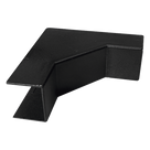 Esquinero Interior / PVC Autoxtinguible / Para Canaleta TMK-1720-N-CC / Color Negro