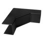 Esquinero Interior Color Negro de PVC Auto Axtinguible, Para Canaleta TMK-1720-N-CC (5220-02003)