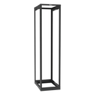 Rack de Cuatro Postes / 45 Unidades de Rack / Profundidad Ajustable 23 a 42 in / Carga Estática 907.2 kg / Rieles Roscados #12-24 / Estándar 19\"