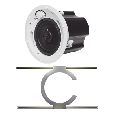 KIT de Bocina de Techo TruAudio de 6.5in CL70V6UL con Soporte de Acero Rígido para Techos Suspendidos