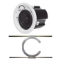KIT de Bocina de Techo TruAudio de 6.5in CL70V6UL con Soporte de Acero Rígido para Techos Suspendidos