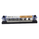 Bloque de Terminales / 6 Líneas / 600 A / 52 VDC o 300 VAC / Cobre Estañado 8x25 mm / IP con Cubierta