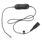 Cable Adaptador de Auricular / Conector QD a RJ-9 / 8 Configuraciones / Amplificación de Micrófono / 80 cm (2.6 ft) o 200 cm (6.6 ft)