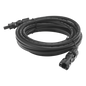 Cable Fotovoltaico 2.5 m, Negro, Calibre 10 AWG con Terminales MC4 en Ambos Extremos