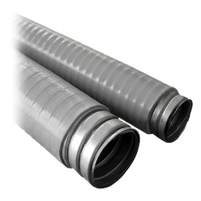Tubo Flexible tipo Liquidtight de 2\" (50 mm) / Acero + Forro PVC / Rollo de 20 Metros.