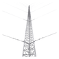 Kit de Torre Arriostrada de Piso de 48 m Altura con Tramo STZ45G Galvanizado por Inmersión en Caliente (No incluye retenida).