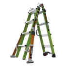 Escalera Multi-Posiciones / 6.7 m (22') / Suelos Inclinados / Bloqueo Rápido / Almohadilla Giratoria / Ruedas Tip Glide
