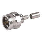 Conector Coaxial N Macho / Plegable / Pin Cautivo / VSWR 1.3 hasta 6 GHz / Para RG8X, LMR240