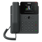 Teléfono IP Empresarial, 4 líneas SIP, pantalla a color 2.4\", PoE, puertos Gigabit, conferencia local de 6 vías.
