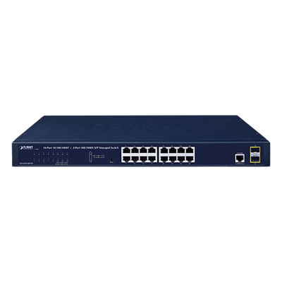 Switch Administrable Capa 2, 16 Puertos 10/100/1000T, 2 Puertos SFP 100/1G/2.5G, Administración Remota con CloudNMS